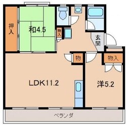 太田団地 B棟の物件間取画像